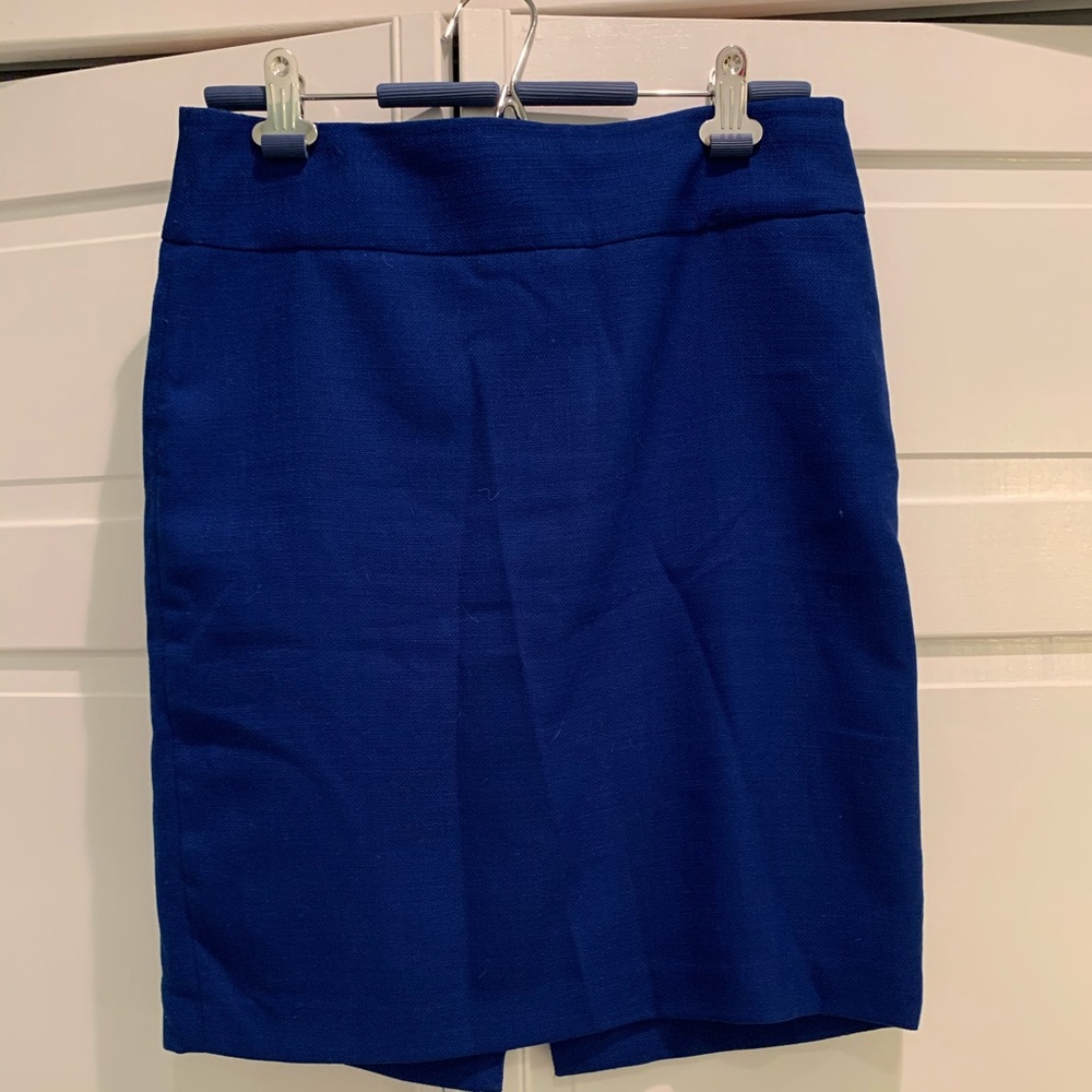 Limited blue pencil skirt